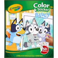 Crayola Colouring Book Color & Sticker Bluey