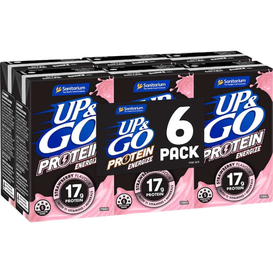 Sanitarium Up & Go Liquid Breakfast Strawberry Protein