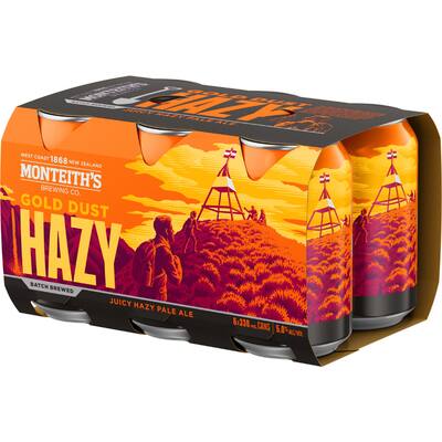 monteith's craft beer hazy pale ale