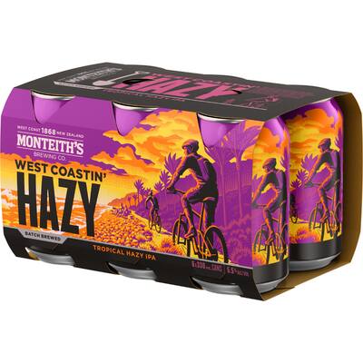 monteith's craft beer hazy ipa