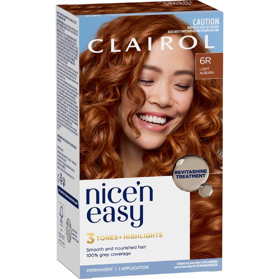 Clairol Nice N Easy Hair Colour Light Auburn 6R