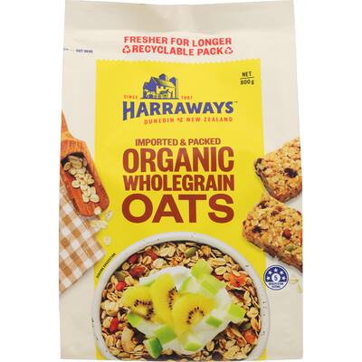 harraways wholegrain oats organic