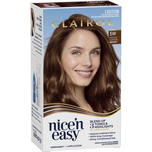 Clairol Nice N Easy Hair Colour Medium Caramel Brown 5w