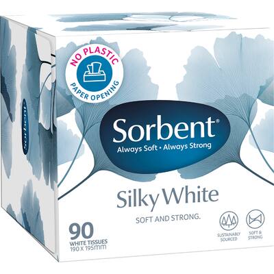 Facial tissues 2 ply white