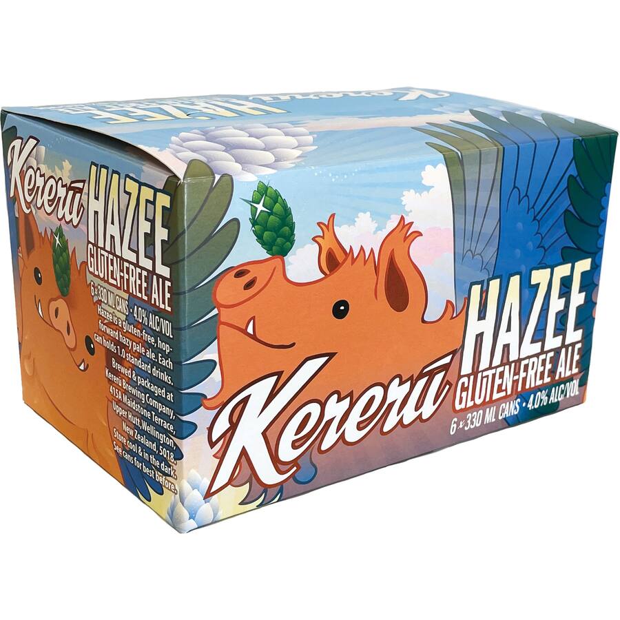 Kereru Hazee Craft Beer Hazy Ipa Gluten Free
