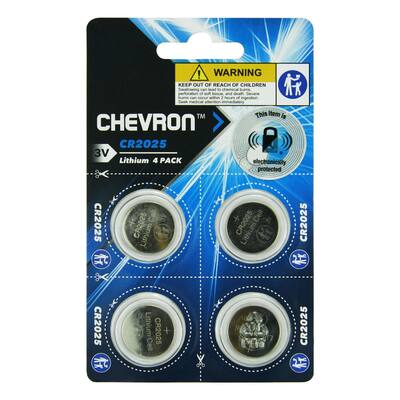 chevron lithium battery cr2025