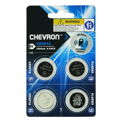 chevron lithium battery cr2016