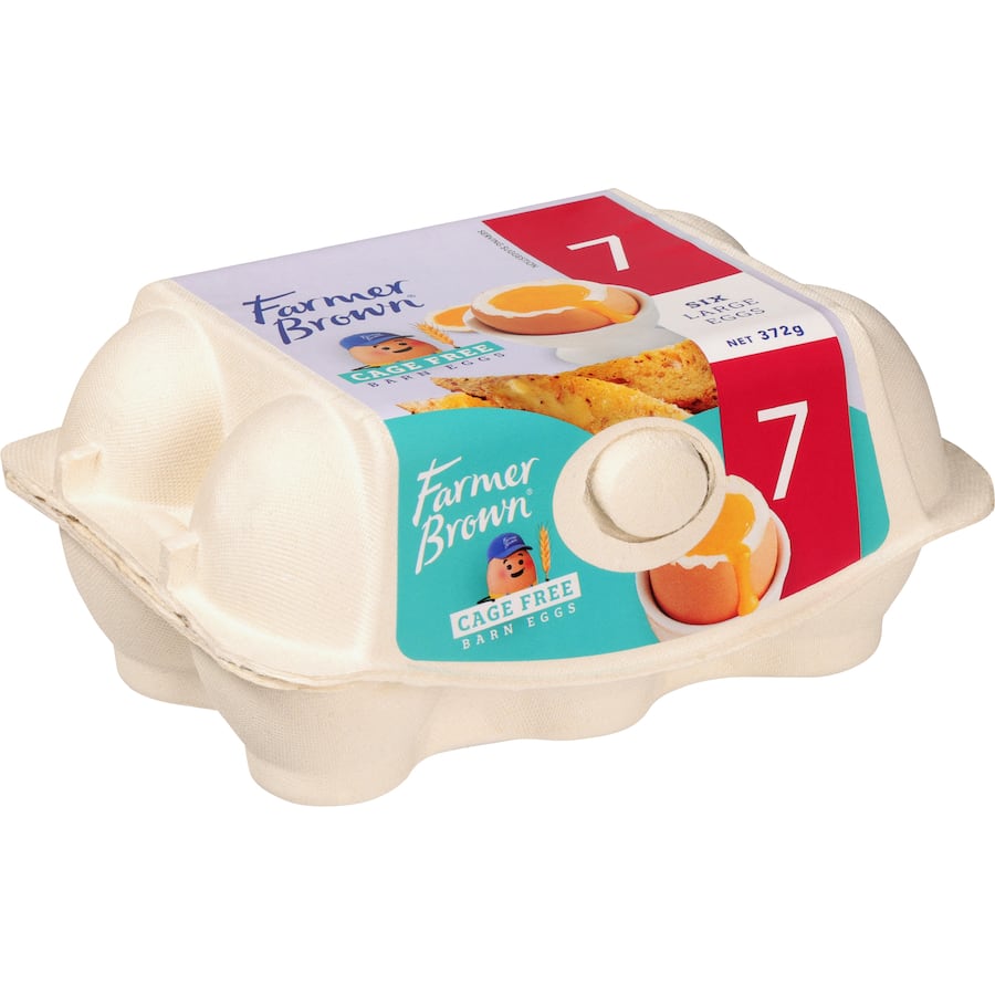 Farmer Brown Eggs Cage Free Barn Size 7