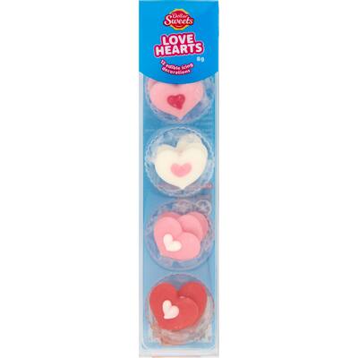 dollar sweets baking decorations love hearts icing
