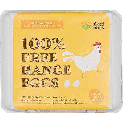 good farms eggs free range mixed grade