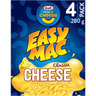kraft easy mac pasta meal macaroni cheese