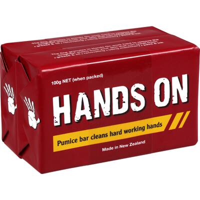 hands on pumice soap 