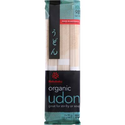 hakubaku udon noodles organic