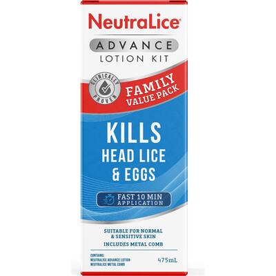 neutralice advance head lice treatment kit