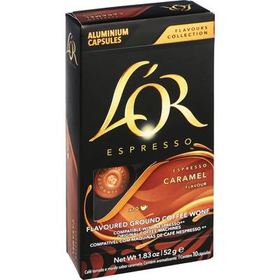 l'or coffee capsules caramel