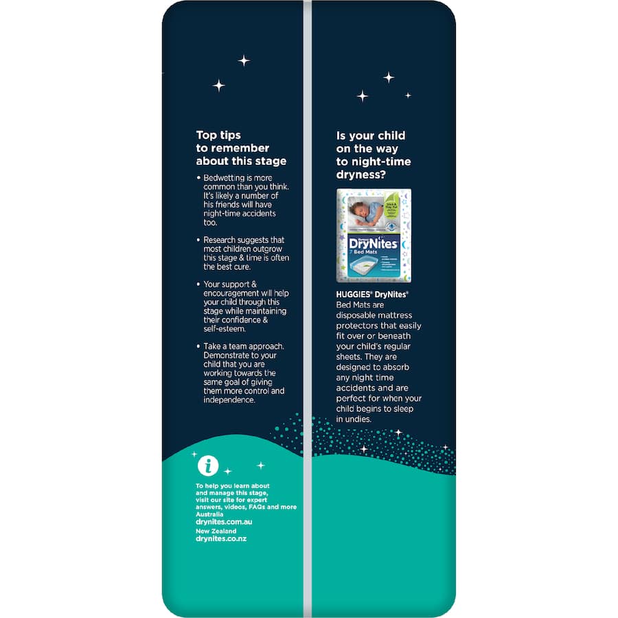 Buy Huggies Drynites Boys 4-7 Years online at Woolworths NZ