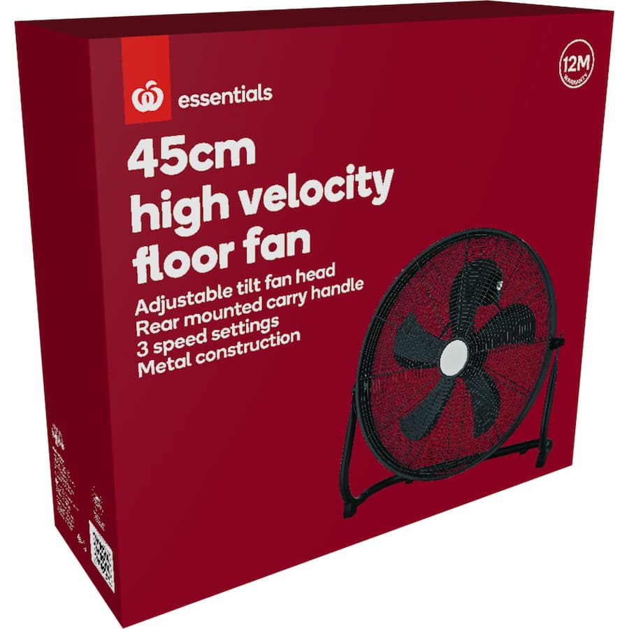 Essentials Floor Fan High Velocity