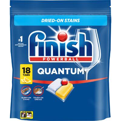 finish quantum dishwasher tablets lemon