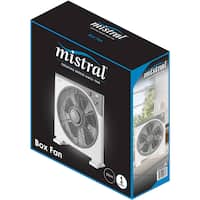 Mistral Box Fan With Timer 30cm