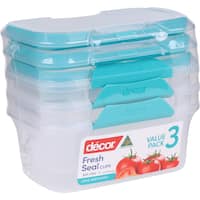 Decor Fresh Seal Container Set Oblong 1l