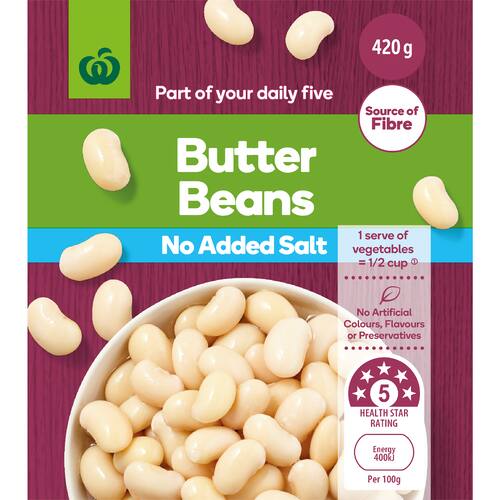 Woolworths Beans Butter
