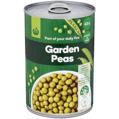 Woolworths Peas Garden