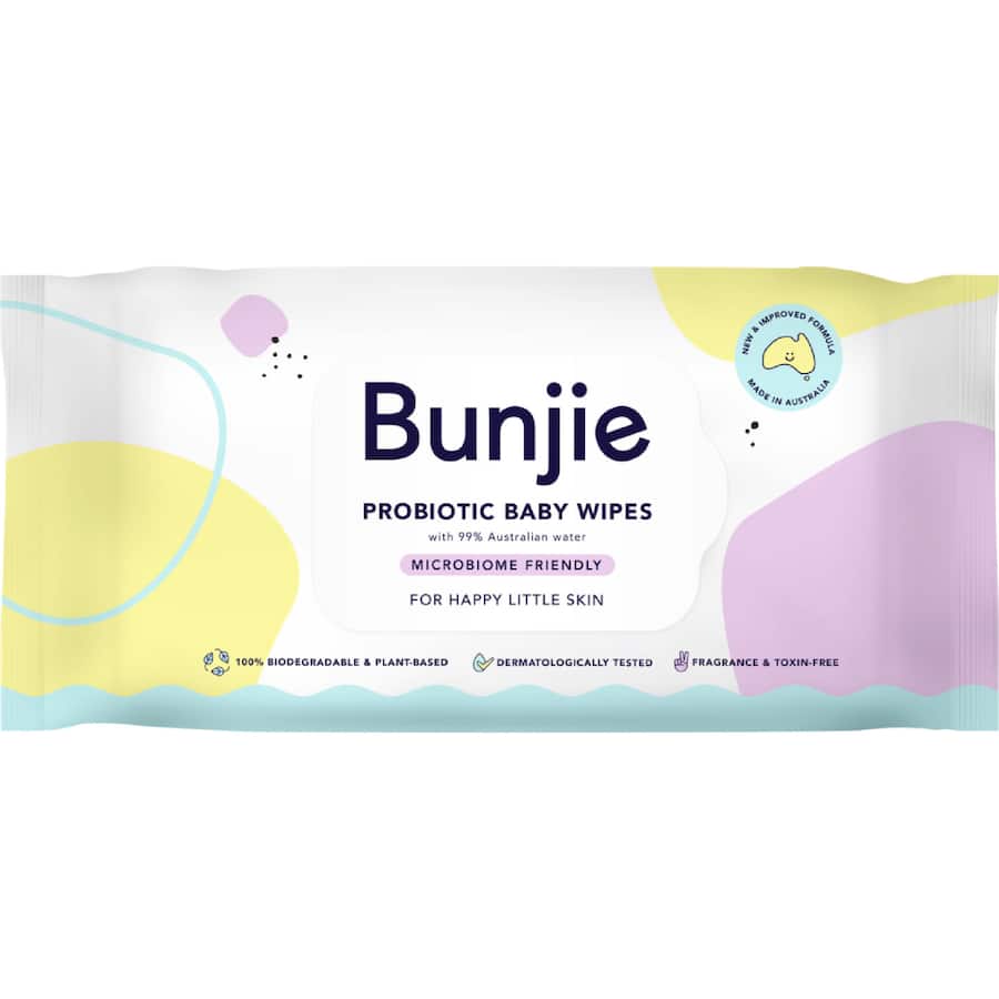 Bunjie Baby Wipes Probiotic