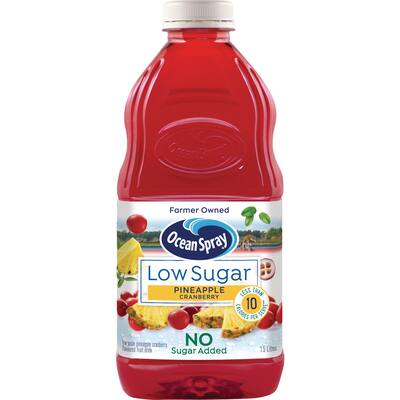 ocean spray low sugar fruit drink pineapple cranberry
