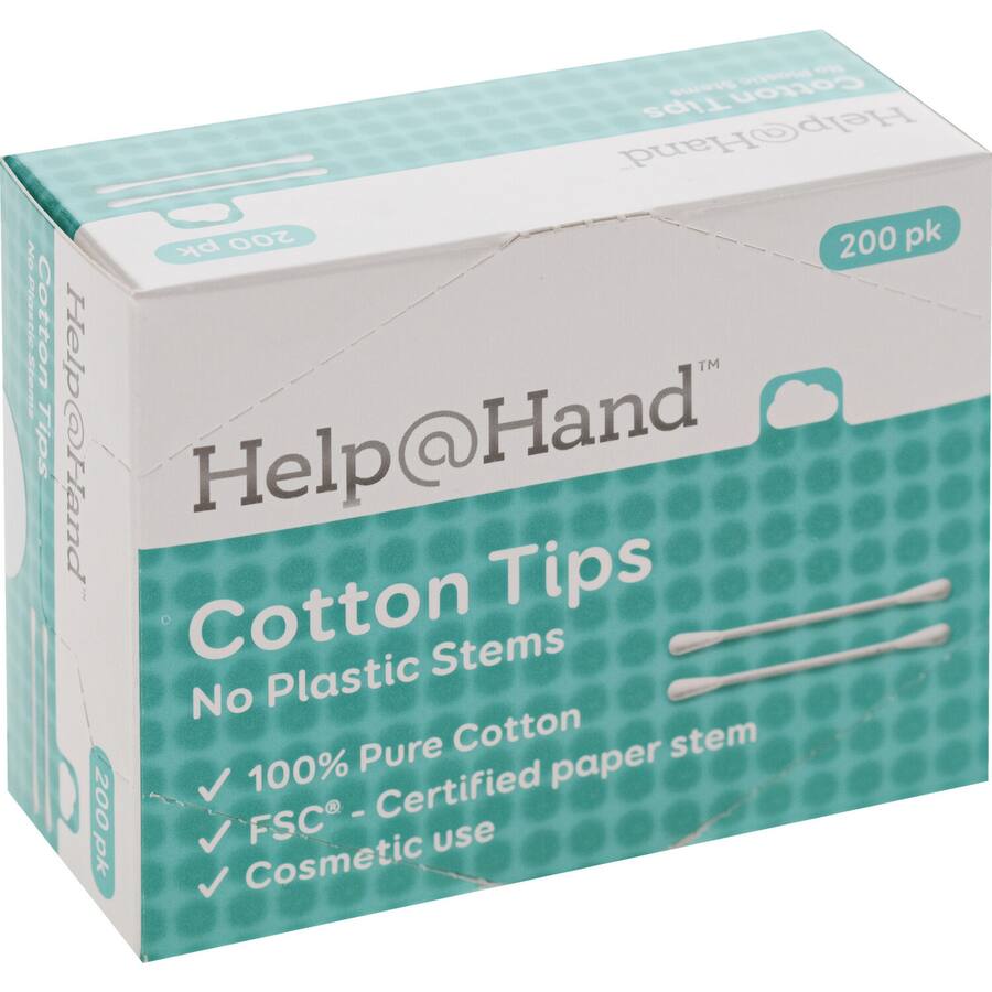 Help @ Hand Cotton Tips No Plastic Stem