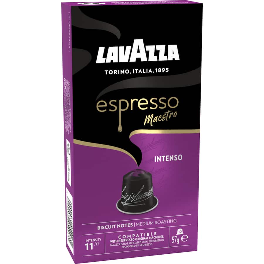 Lavazza Espresso Coffee Capsules Intenso Espresso Maestro
