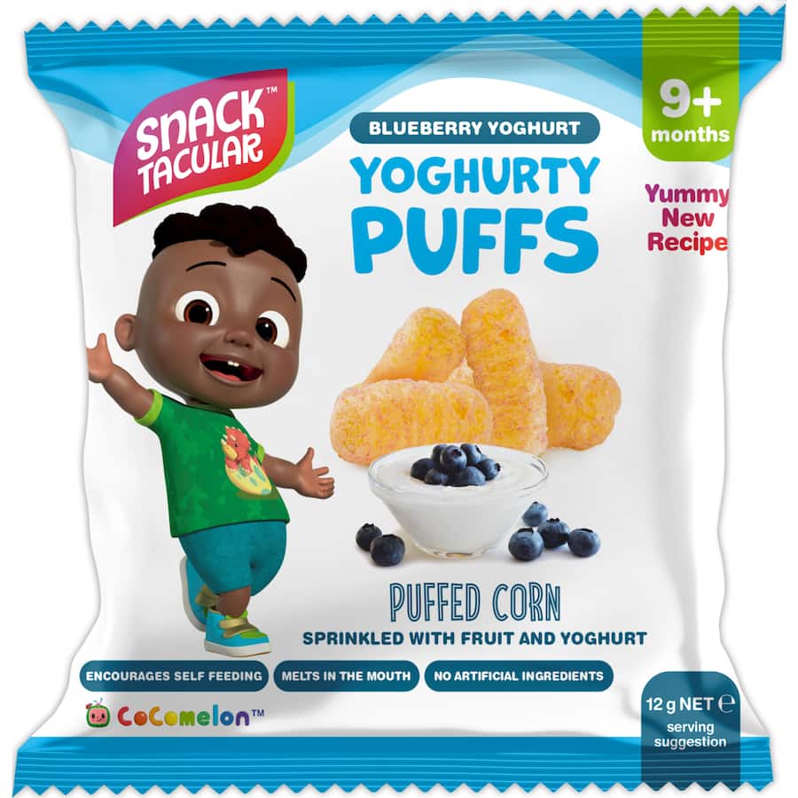Snacktacular Puff Corn Blueberry Yoghurt