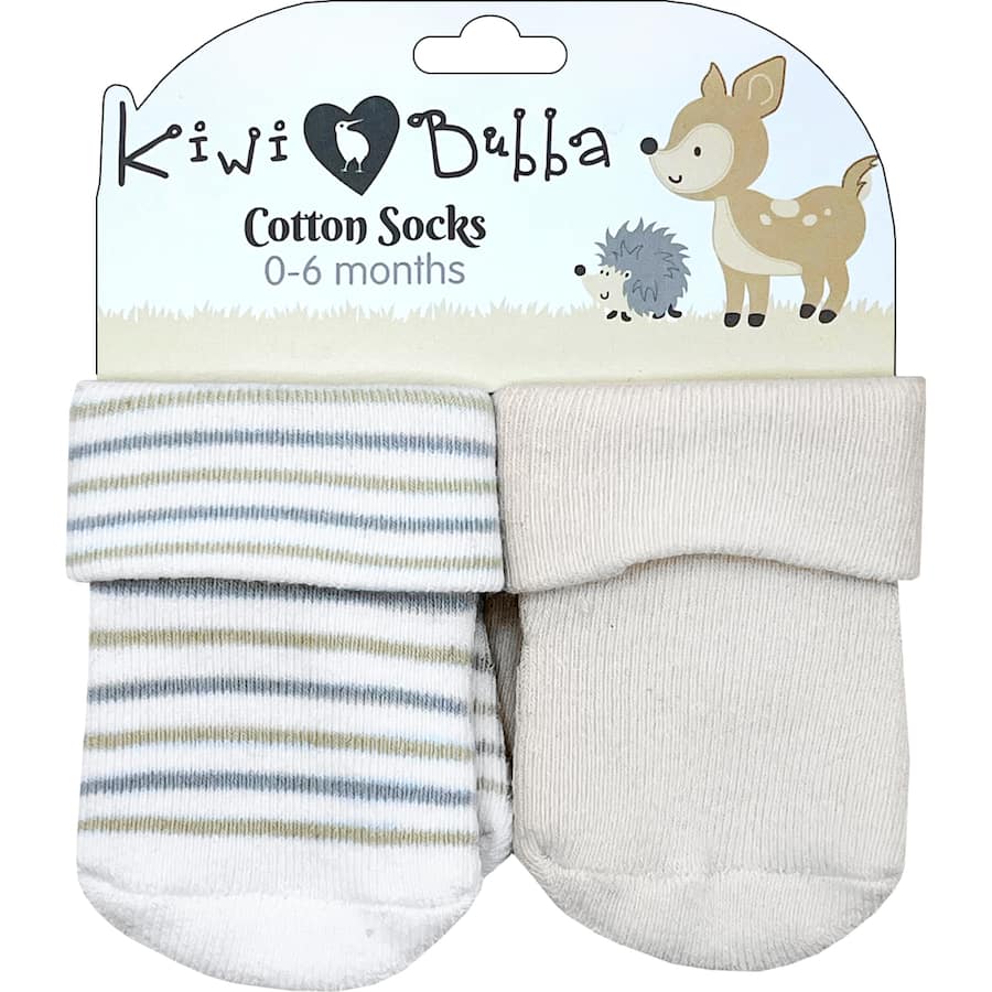 Kiwi Bubba Socks 0/6 Months
