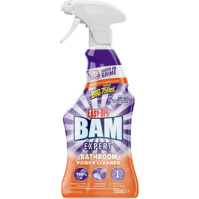 easy off bam soap scum bathroom cleaning spray