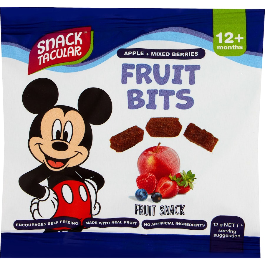 Snacktacular Fruit Bits Apple & Mixed Berries