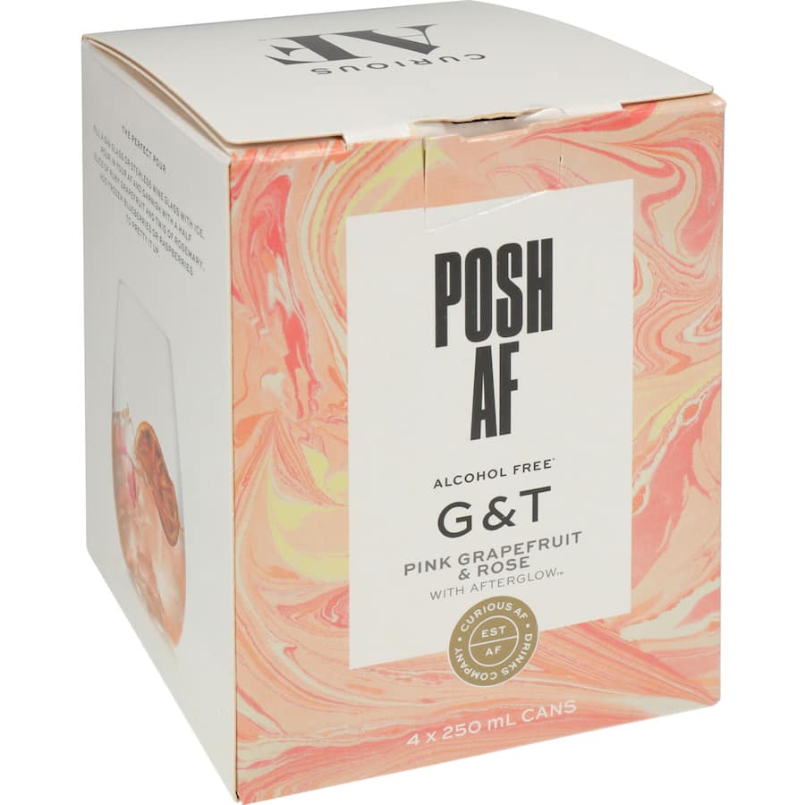 Free Af G&T Pink Grapefruit Non Alcoholic