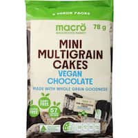 Macro Mini Multigrain Rice Cakes Vegan Chocolate