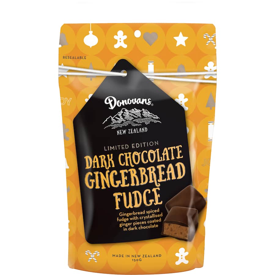 Donovans Fudge Dark Chocolate Gingerbread