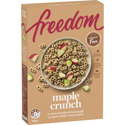 freedom classic cereal maple crunch gluten free