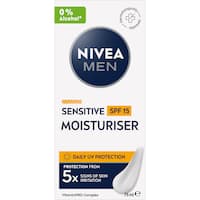 Nivea For Men Facial Moisturiser Sensitive Spf 15