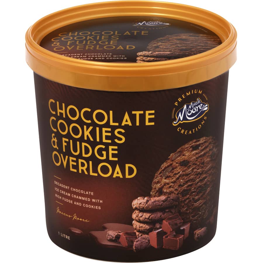 Much Moore Ice Cream Chocolate Cookies & Fudge