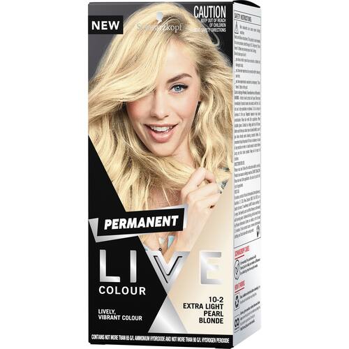 Schwarzkopf Live Colour Permanent Hair Colour Extra Light Pearl Blonde