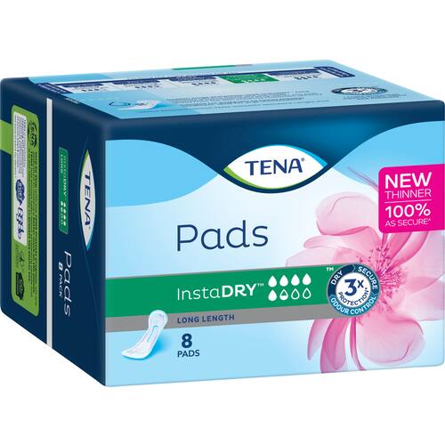 Tena Pads Instadry Long Length