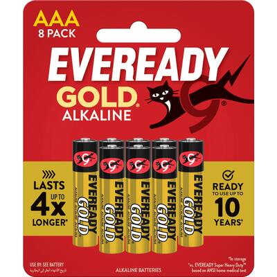 eveready gold aaa battery alkaline