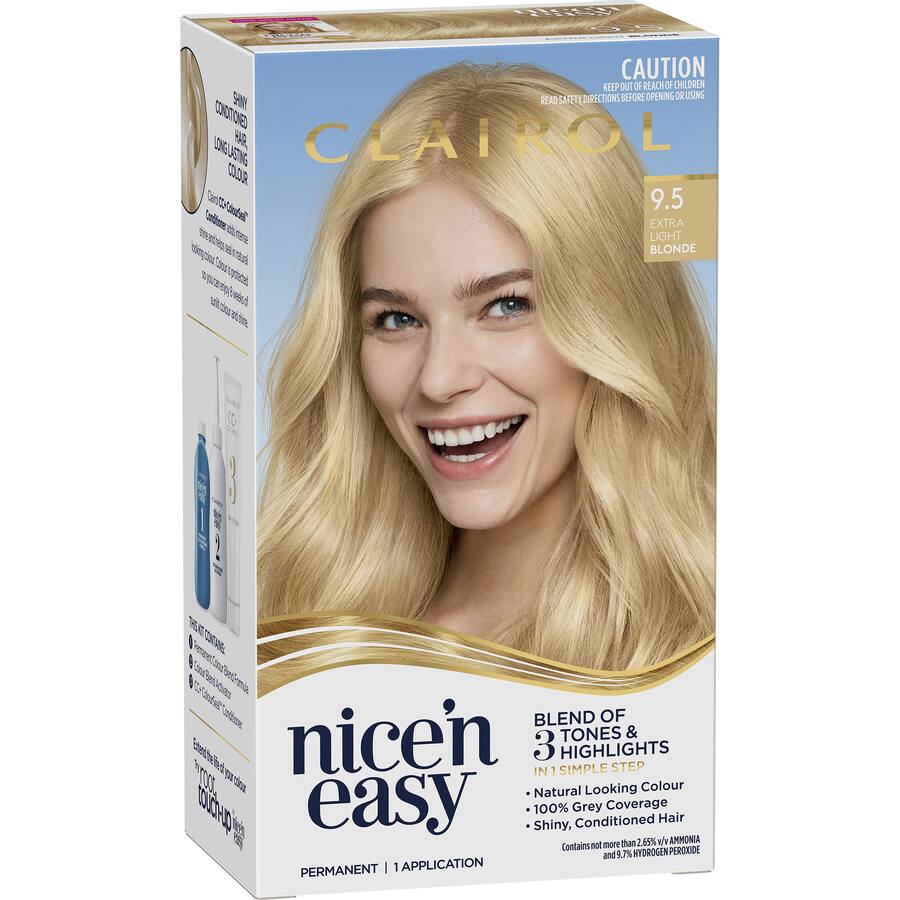 Clairol Nice N Easy Hair Colour Extra Light Blonde 9.5