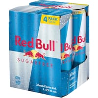Red Bull Sugar Free Energy Drink (4x250ml)