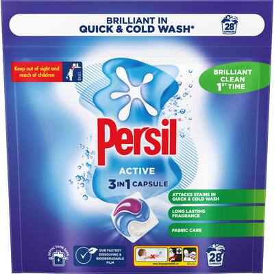 Laundry capsules 3 in 1 active
