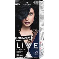 schwarzkopf live colour permanent hair colour blue black