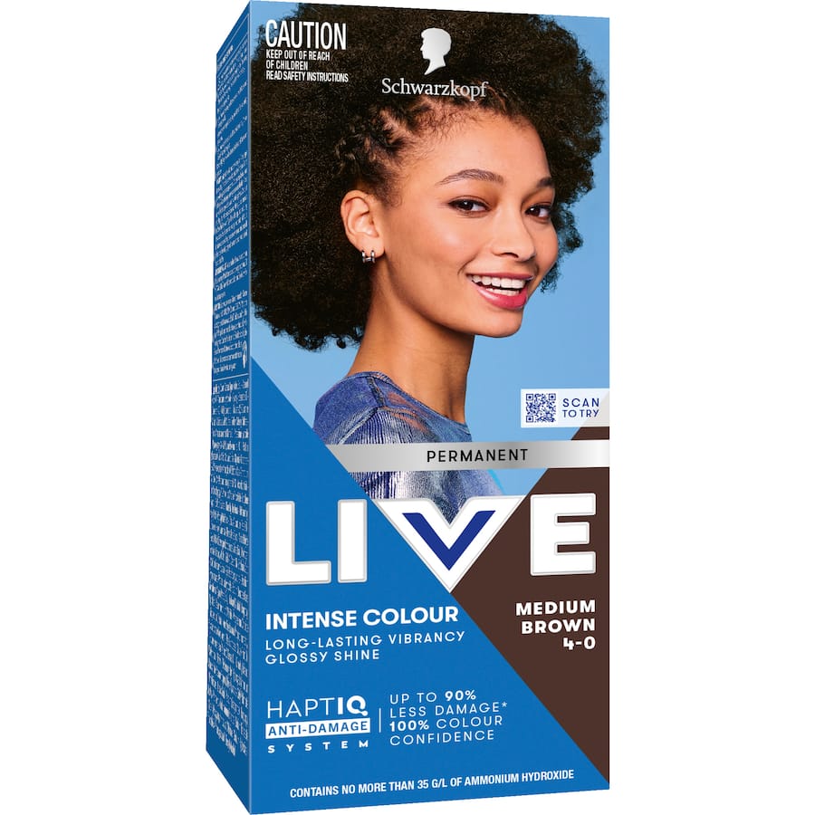 Schwarzkopf Live Colour Permanent Hair Colour Medium Brown