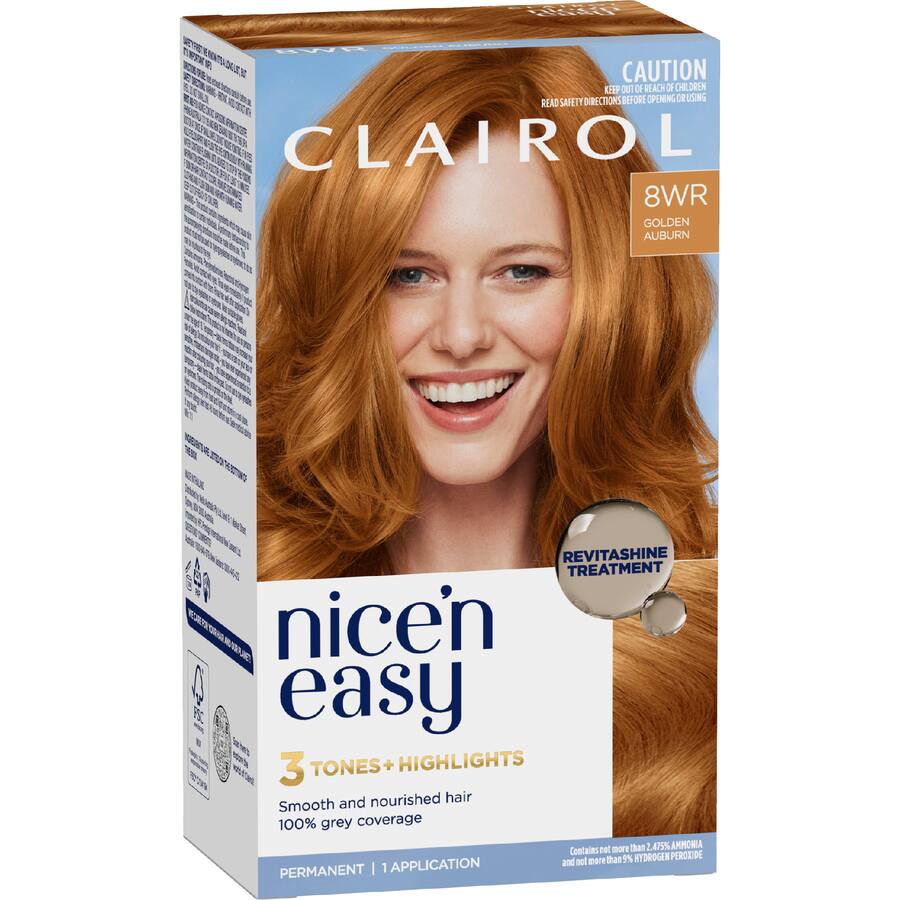 Clairol Nice N Easy Hair Colour Golden Auburn 8Wr