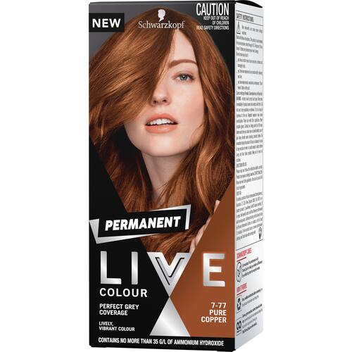 Schwarzkopf Live Colour Permanent Hair Colour Pure Copper